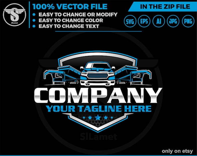 pickup and dump trailer logo, dump trailer rental logo, truck pickup logo svg, Dumpster Logo , dump rental logo