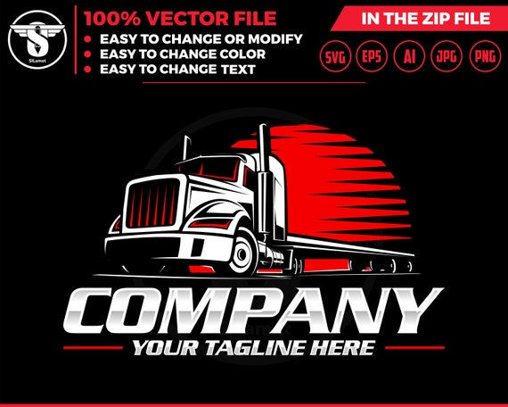 trucking svg, Trucking Company Logo, Moving Truck, Semi Truck, Trucking Brand, Truck Door Logo, Trucker Logo, trucking t-shirt, truck prin