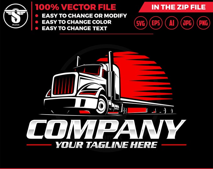 trucking svg, Trucking Company Logo, Moving Truck, Semi Truck, Trucking Brand, Truck Door Logo, Trucker Logo, trucking t-shirt, truck prin