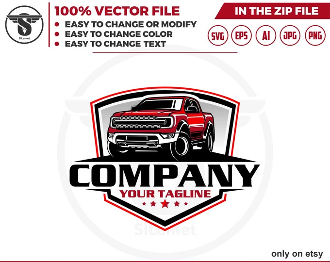pickup logo, pickup truck svg, pickup truck Company Logo, pickup truck ilustrasi