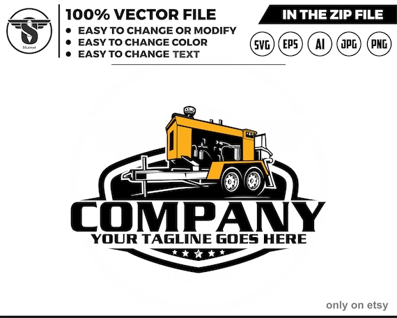 double axel pump logo -  Concrete pump logo - pumping logo - pumping svg -  2 axel pump