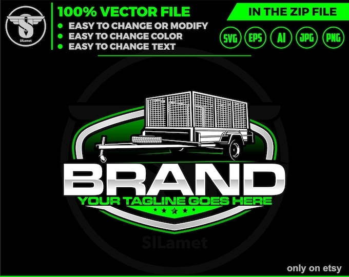 Checker Plate Floor logo - Fully Welded, Galvanised Box Trailer, Utility Trailer , single axle trailers , fully checker plate welded