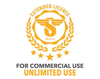 Extended Commercial License: Unlimited Use, One Product Design (PDF)