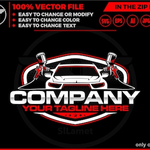 car painting logo, auto paint logo, car paint logo, paint body car logo, auto body paint logo, painting car logo, automotive logo SVG file