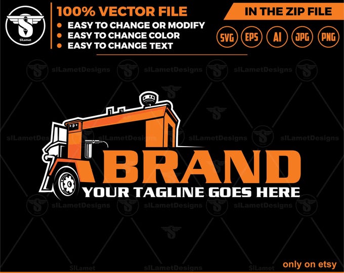 Concrete pump logo - double axel pump logo - pumping logo - pumping svg -  2 axel pump