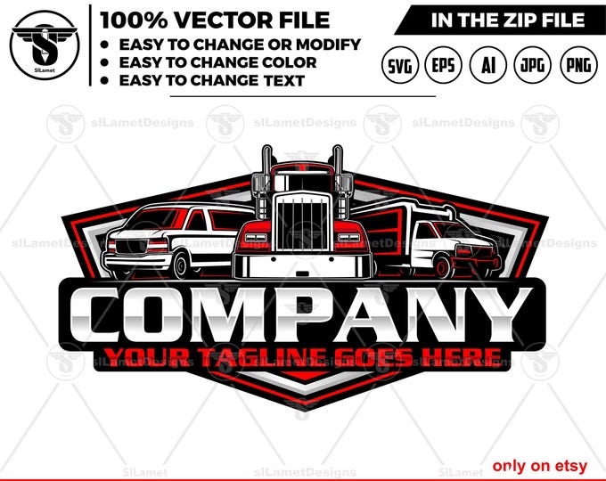 delivery transport logo - delivery trucking logo, TruckingLogo ,  logistics trucking, express delivery logo - transportation, logistics