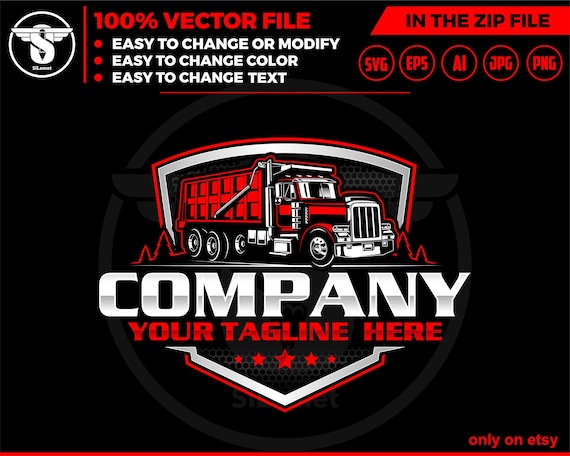 Dump Truck logo, Truck logo Svg, american dump truck logo, trucking logo, industry, heavy, machinery, industrial, equipment, construction