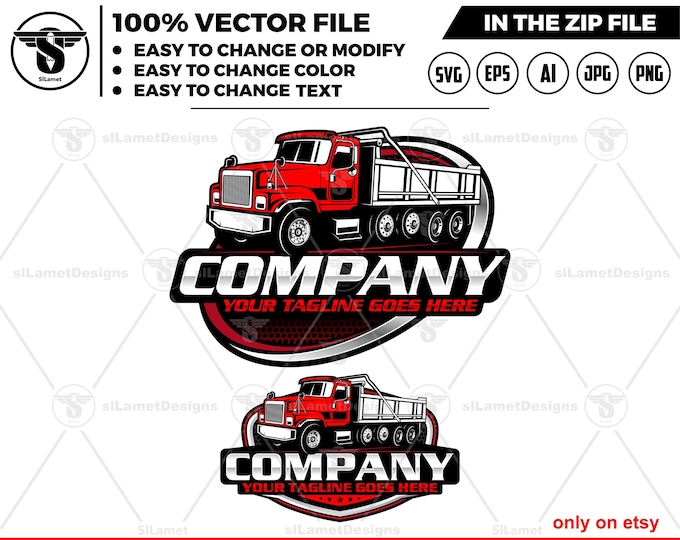 Peterbilt Dump Truck logo, Dump Truck logo, Truck logo Svg, american dump truck logo, industrial, equipment, construction