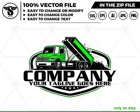Freightliner dump roll off truck logo, Truck logo Svg, Freightliner dump truck logo, trucking logo, Freightliner m2 106 truck