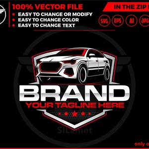 Sportwagen-Logo, Automobil-Logo, Luxus-Auto-Logo, Auto-Logo-Svg, Automobil-Svg, Auto-Logo-Vorlage, Auto-Logo-Vorlage, Autohändler-Logo