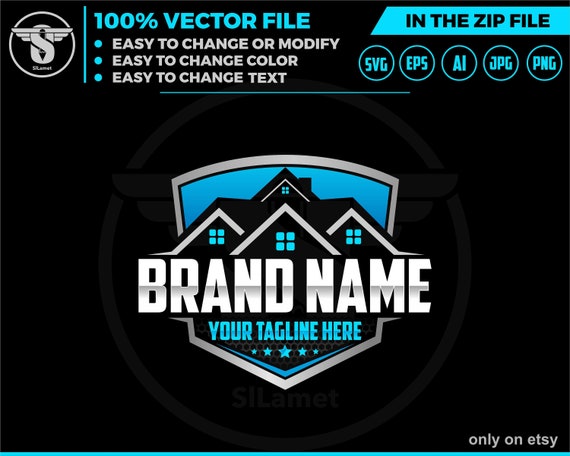 housing logo, home logo, residential logo, house logo, Pressure Wash logo - Wash House logo - house washing logo - wash logo - clean logo