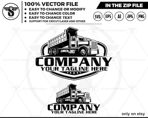 Dump Truck logo, Truck logo Svg, american dump truck logo, trucking logo, industry, heavy, machinery, industrial, equipment, construction