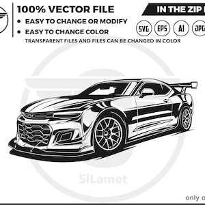 2020 chevrolet camaro svg - chevrolet svg - chevrolet silhouette - sport car silhouette - sport car svg - luxury car svg, excotic car Cricut