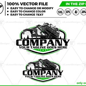 dump roll off trailer logo - dump trailer logo, gooseneck dump trailer logo , USA Dumpster Logo , dump rental logo