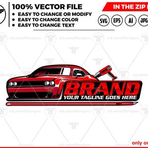 Custom Car Wrap Logo Design: Vehicle Graphics (Digital Download)