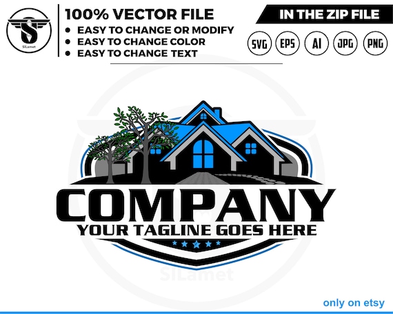 housing logo, home logo, residential logo, house logo, Pressure Wash logo - Wash House logo - house washing logo - wash logo - clean logo
