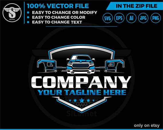 pickup and flat bed trailer logo, flat bed trailer rental logo, truck pickup logo svg, trailer rental logo , towing logo