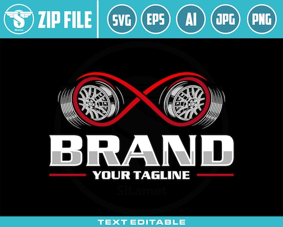 Tire service logo, infinity tire logo, automotive logo, infinity wheel logo, Wheels SVG, Tires svg, Car Wheel,Mechanic Logo, Car Repair