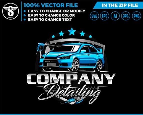 Car wash logo template - car wash logo - car wash svg - cleaning car logo - automotive - auto detailing car logo - Car Detailing Services