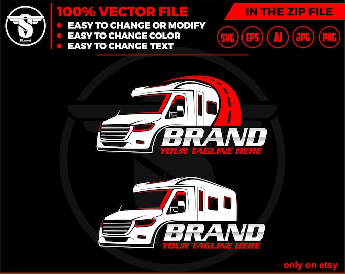 delivery van logo SVG, van car logo, Delivery logo, shipping logo, Cargo Delivery Van SVG, Moving Vehicle SVG, Delivery Van Truck Svg