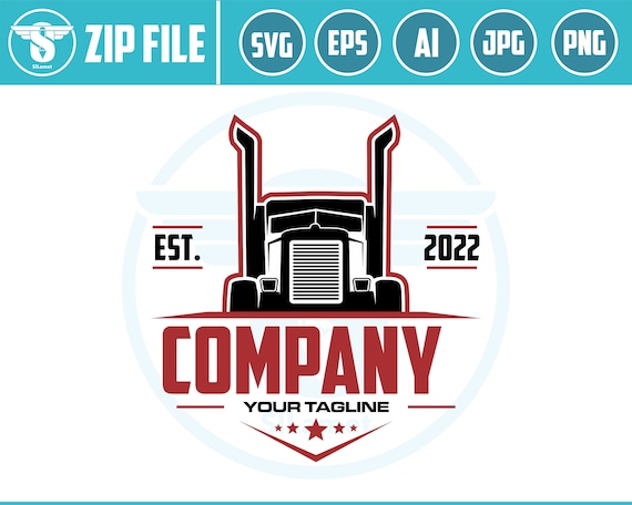 trucking logo svg, truck logo svg, semi truck logo, truck trailer logo, trucker logo, trucking t shirts designs, truck shipping  logo