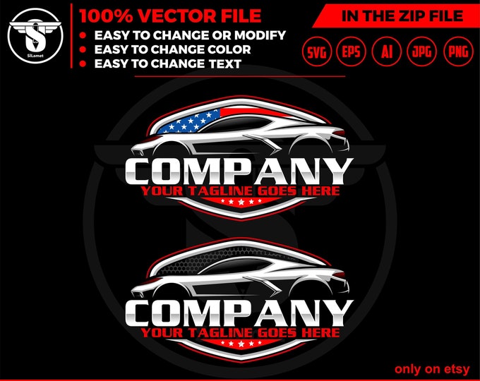 american sport car logo, automotive logo, luxury car logo, car logo svg, automotive svg , car logo template , car logo, car dealer logo