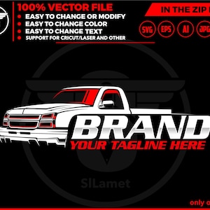Silverado Lettering Vector Chevy Silverado Truck Logo – Vector Files (svg, Eps, Png, Jpg) - Etsy