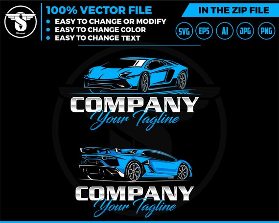 super car logo template, garage car logo, luxury car garage svg, super car svg, luxury car svg, lamborghini car svg, car showroom logo logo