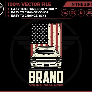 american classic car logo, sport car logo, automotive logo, back car logo, car line art logo, racing car logo, dealer car logo
