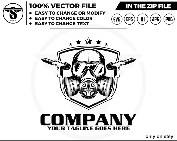 Powder coating logo