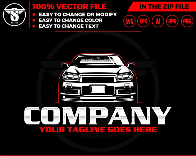 sports car logo, super car logo template, garage car logo, luxury car garage svg, super car svg, luxury car svg, car showroom logo