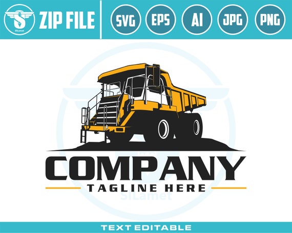 monster dump truck logo, Dump Truck Svg, dump truck, Dump Truck vector, Dump truck logo, Trucks Svg, Construction Clipart,  Construction,