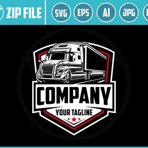 trucking svg, Trucking Company Logo, Moving Truck, Semi Truck, Trucking Brand, Truck Door Logo, Trucker Logo, trucking t-shirt, truck print