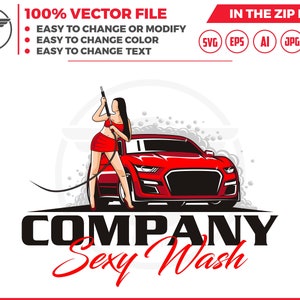 Bikini Car wash Poster Template