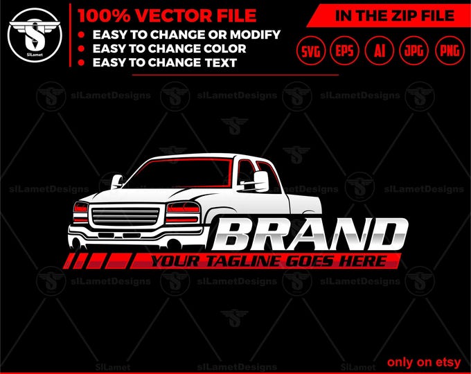 GMC truck logo - pickup truck logo template -  gmc pickup logo - 2003gmc Sierra 2500 HD