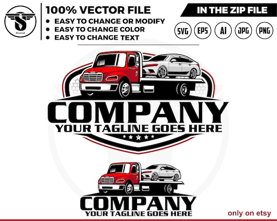 towing truck flatbed logo, towing logo template, towing chain svg, tow truck 18 wheeler, tow truck logo, towing service logo, luxury towing