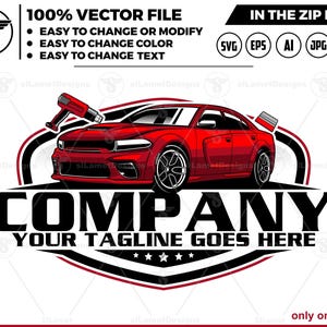 Car Wrap Logo SVG: Auto Paint Design (Digital Download)