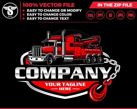 towing truck logo, towing logo template, towing chain svg, tow truck 18 wheeler, tow truck logo, towing service logo, tow car logo