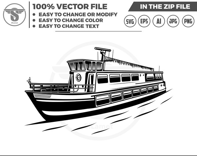 transport boats logo svg, Speed Boat logo Svg, Speedboat Svg, Motor Boat Svg, Yacht Luxury Water, passenger ship, Cruise Ship log svg, sea