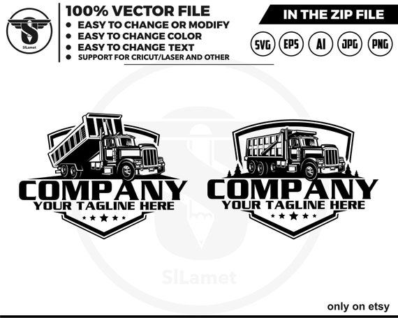 Dump Truck logo, Truck logo Svg, american dump truck logo, trucking logo, equipment, construction, dump truck cricut vinyl