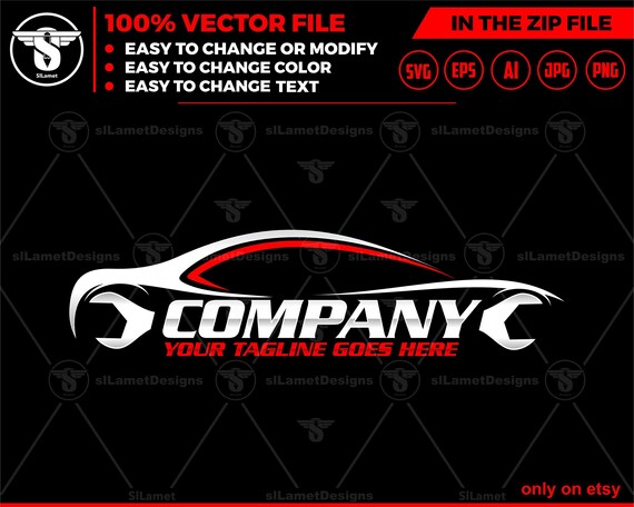 car repair logo template, car repair svg , auto fix logo, auto repair logo, car service logo, gear car logo, automotive logo SVG FILE