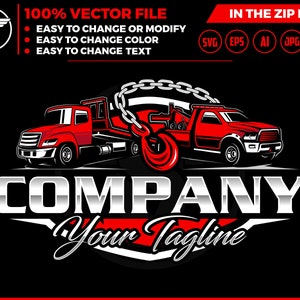 logo de camion de remorquage, modèle de logo de remorquage, chaîne de remorquage svg, dépanneuse 18 roues, logo de dépanneuse, logo de service de remorquage, logo de voiture de remorquage