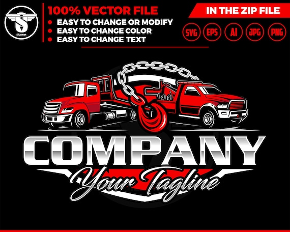 towing truck logo, towing logo template, towing chain svg, tow truck 18 wheeler, tow truck logo, towing service logo, tow car logo