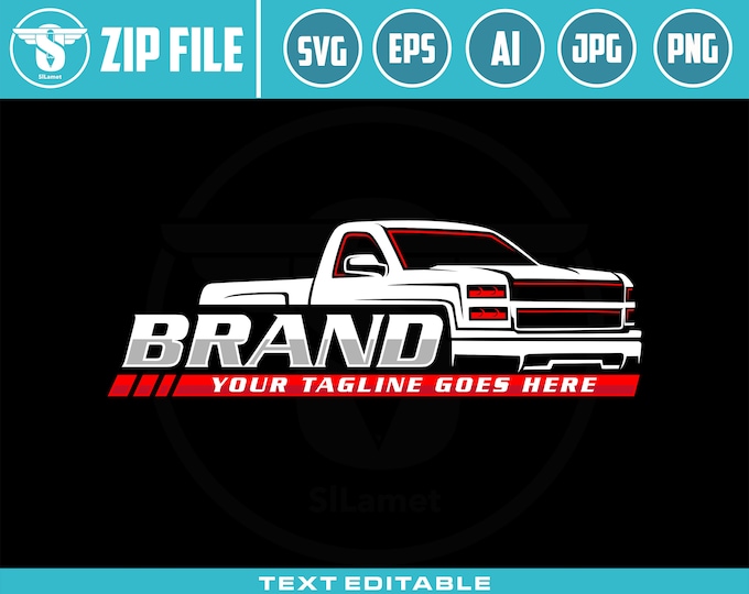 Chevrolet truck logo - pickup truck logo template