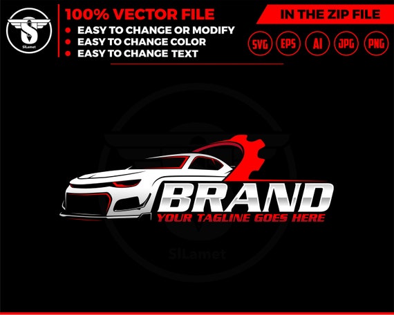 car repair logo template, car repair svg , auto fix logo, auto repair logo, car service logo, gear car logo, automotive logo SVG FILE