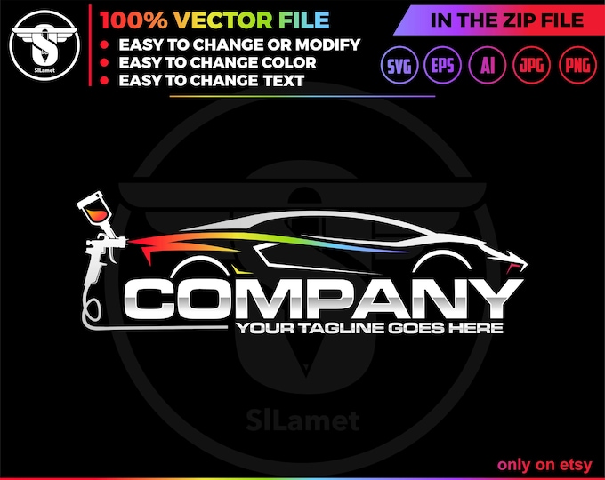 car painting logo, auto paint logo, car paint logo, paint body car logo, auto body paint logo, painting car logo