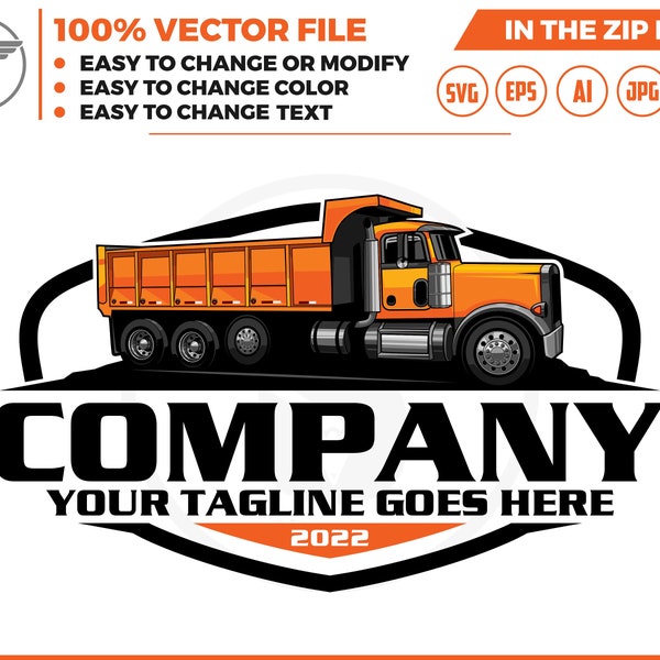 Dump Truck logo, Truck logo Svg, american dump truck logo, trucking logo, industry, heavy, machinery, industrial, equipment, construction
