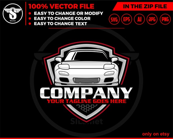 sport car logo, automotive logo, luxury car logo, car logo svg, automotive svg , car logo template , car logo template, car dealer logo, RX7