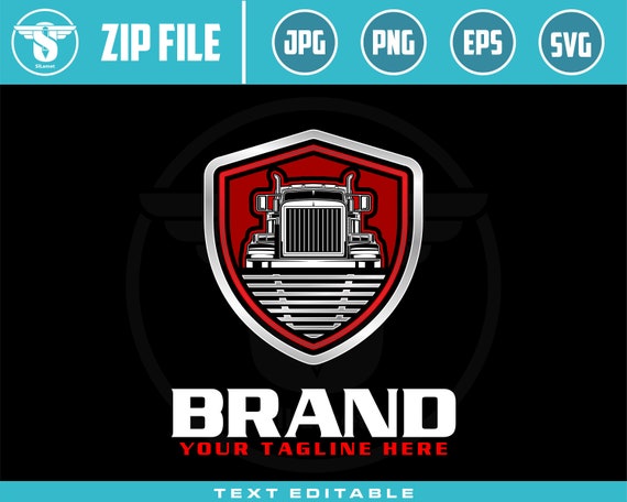 trucking logo, truck bumper, front truck , truck outline, truck svg, trucking, semi truck, truck trailer, truck clipart, Trucker Logo