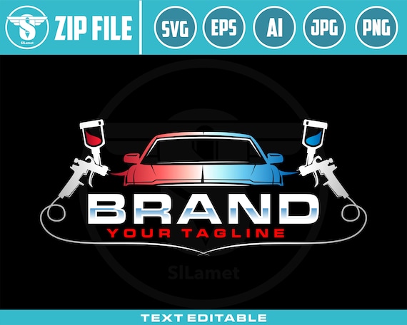 car painting logo, auto paint logo, car paint logo, paint body car logo, auto body paint logo, painting car logo